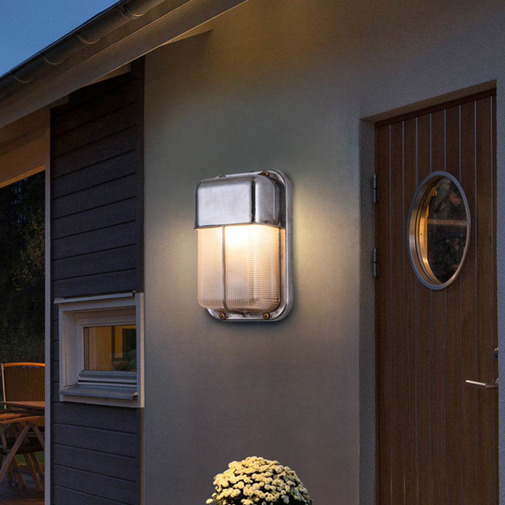 Ray Wall Lamp Geometric Modern Metal Glass Outdoor - Lamp Outdoor