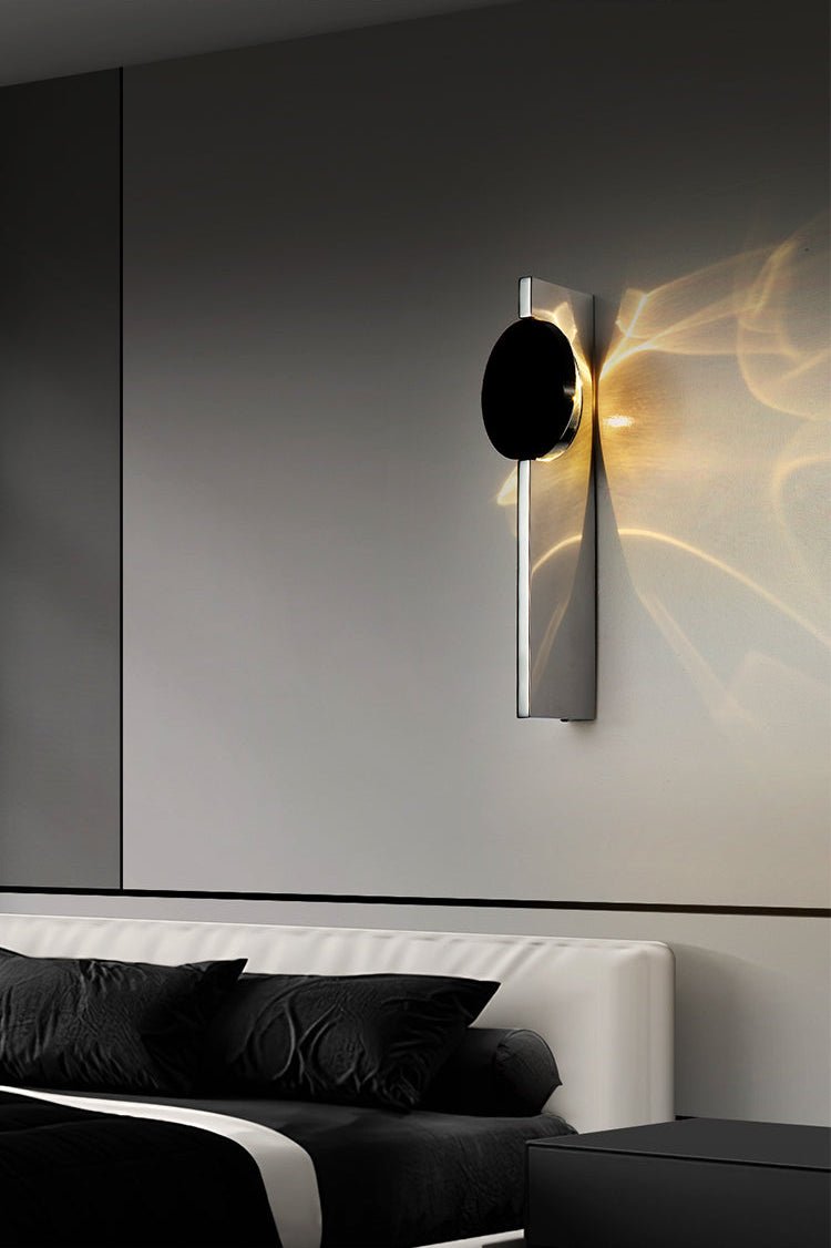 Pethr Wave Minimalist Steel Wall Lamp