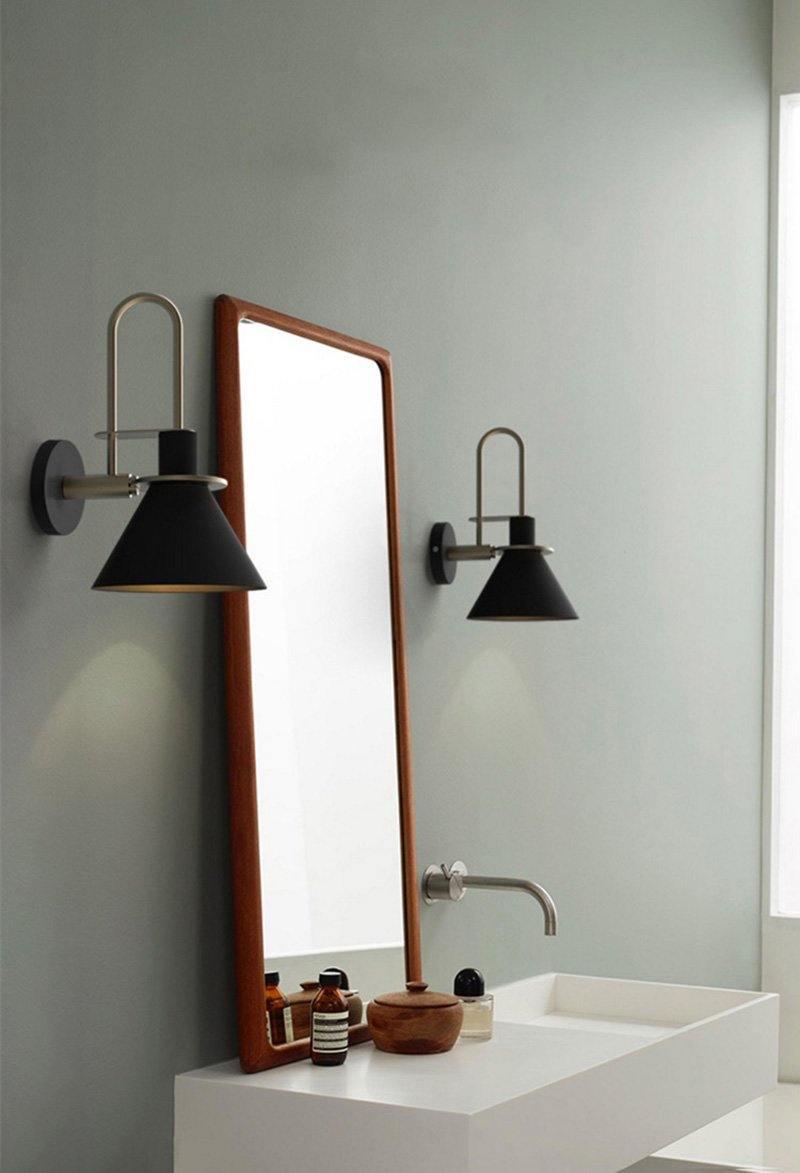 Solerine Wall Lamp Black Gold Minimalist
