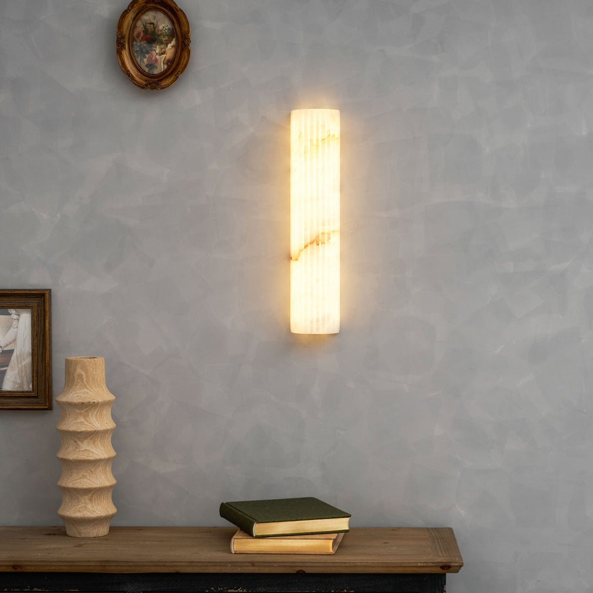 Bikel Alabaster Indoor Wall Light