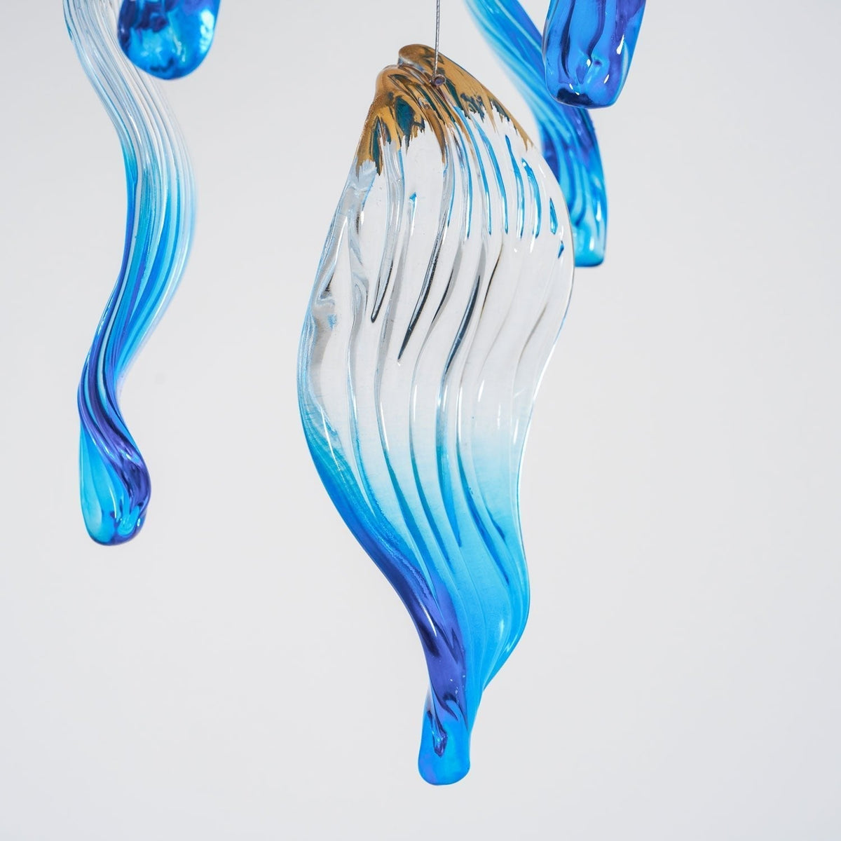 Asteria Wave Blown Glass Customize Chandelier