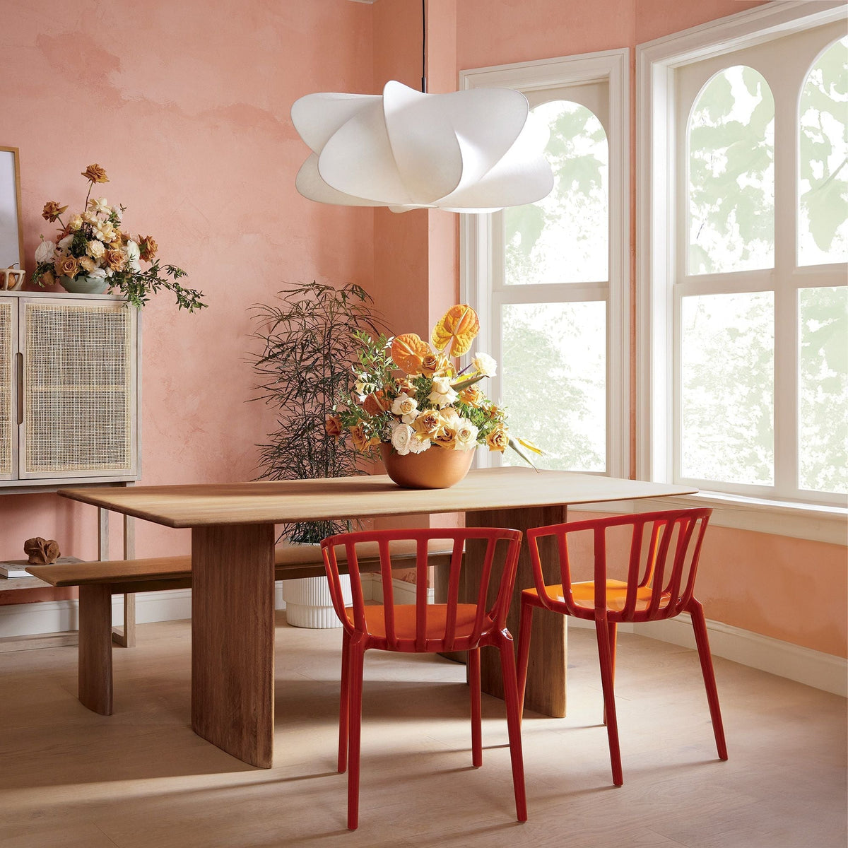 Bibi Cloudy Decorative Silk Pendant Swag Light