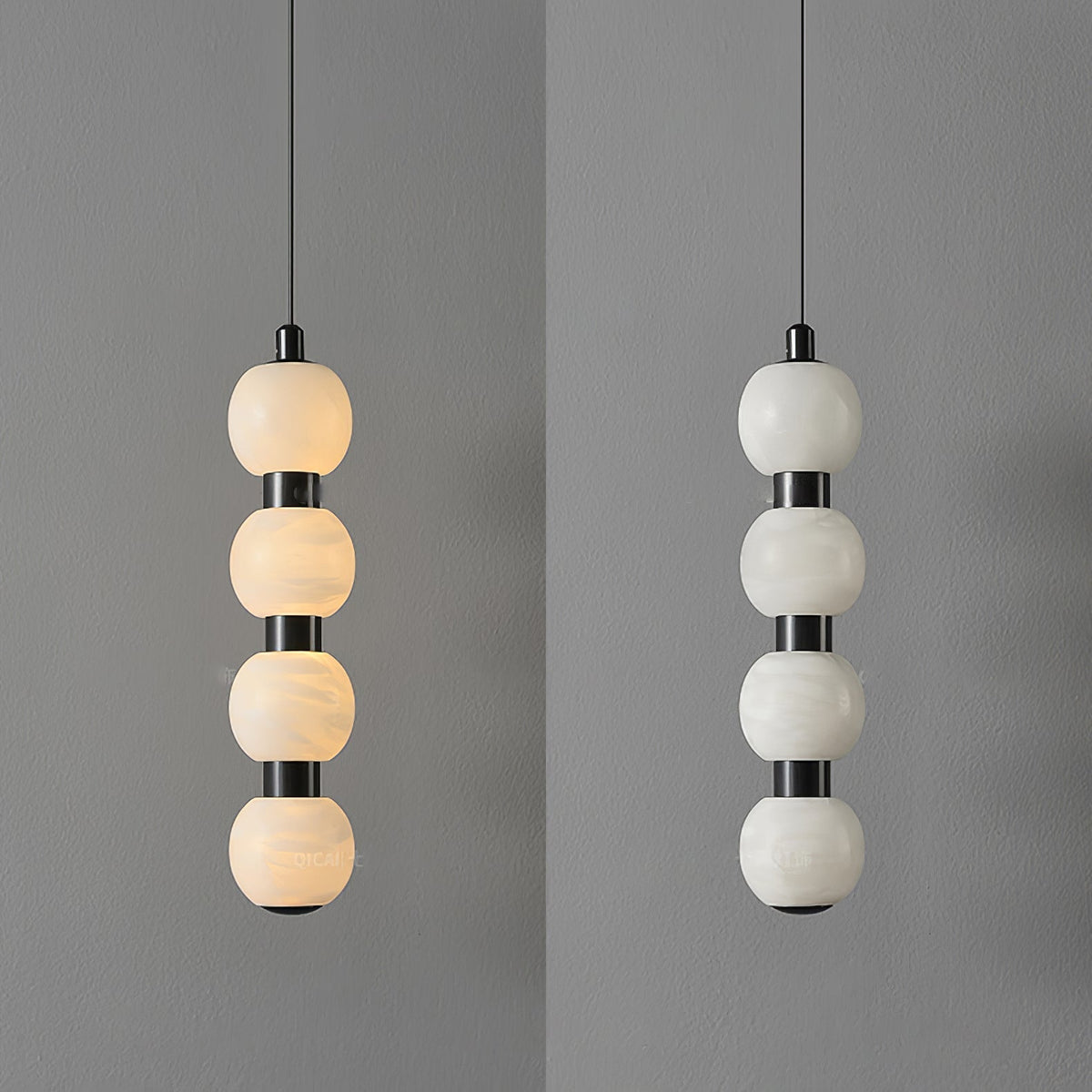 Albinaine Modern Alabaster Pendant Light