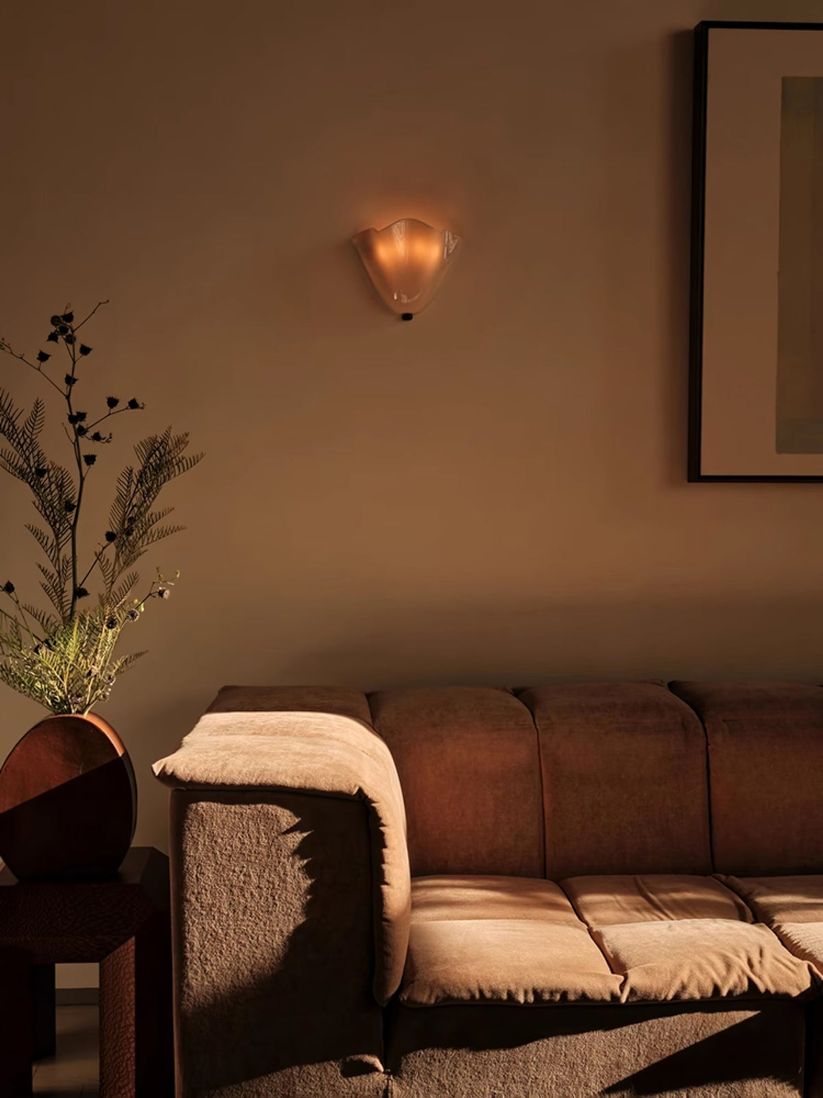 Zakia Glass Indoor Wall Light
