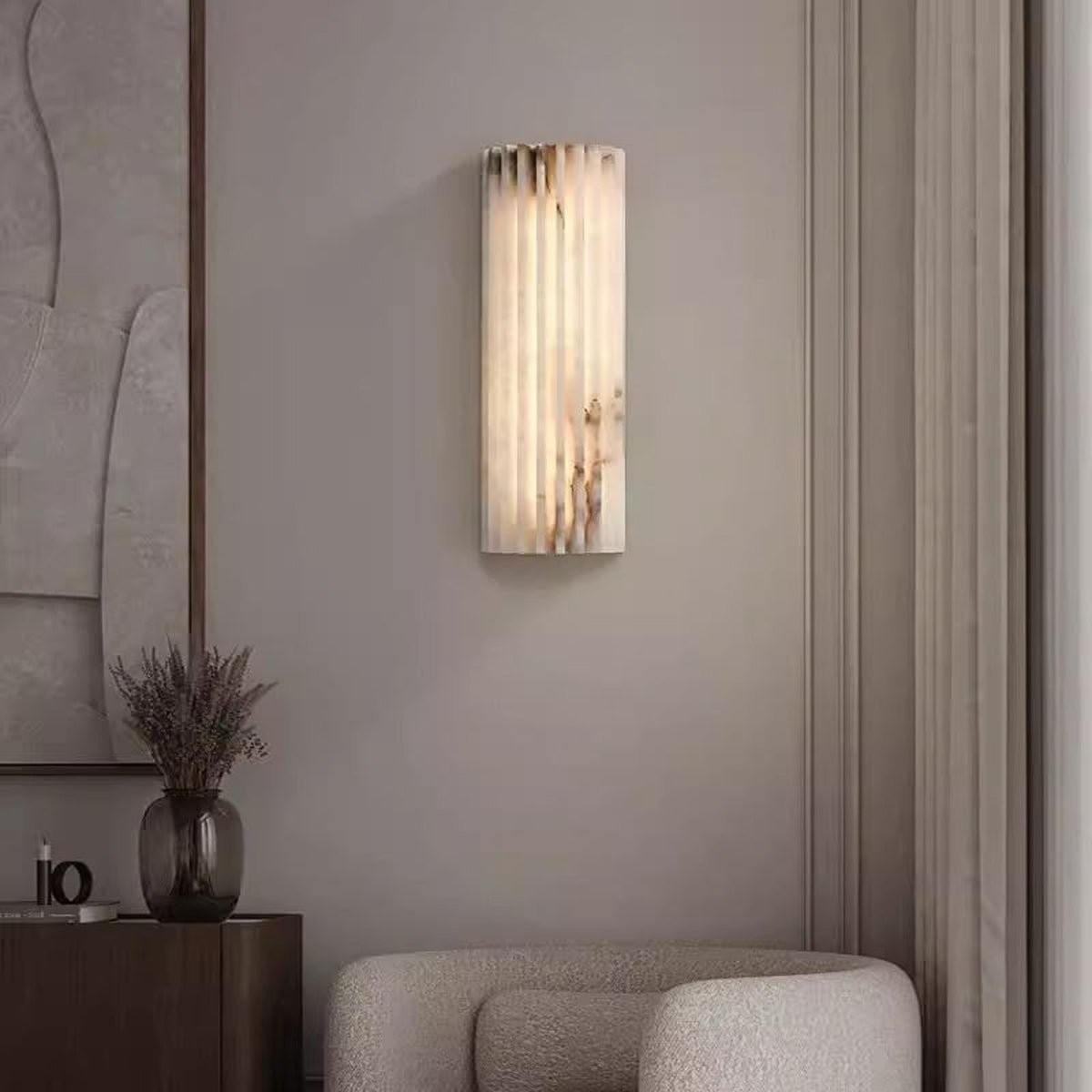 Bikel Alabaster Indoor Wall Light