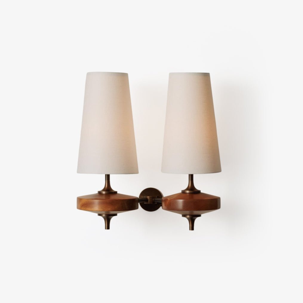 Halen Twin Shade Indoor Wall Light