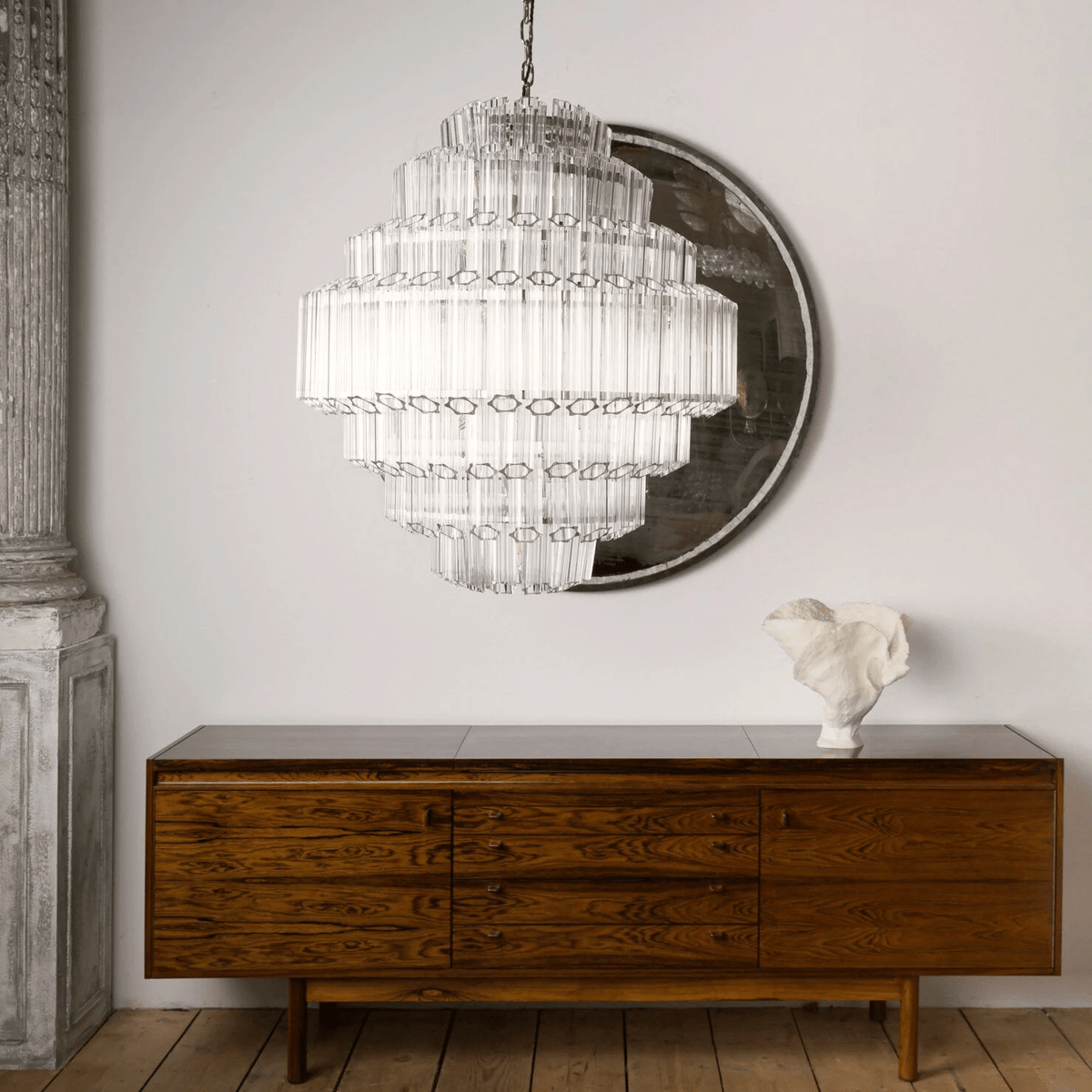 Hiya Clear Grande Palermo Chandelier