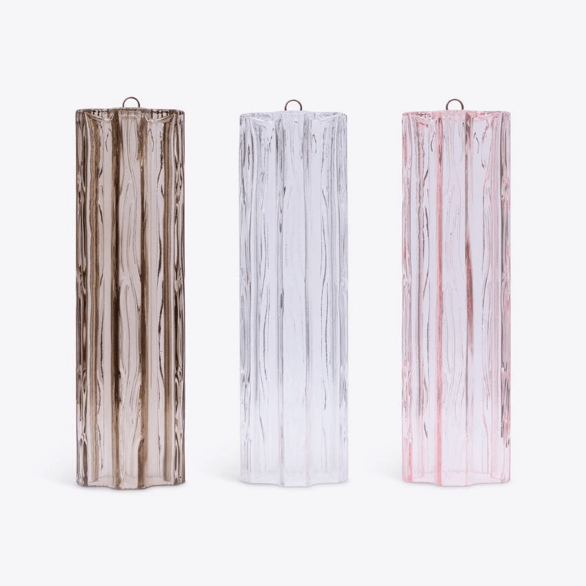Eiraora Chandelier Pink Prism Glass Layered Elegant