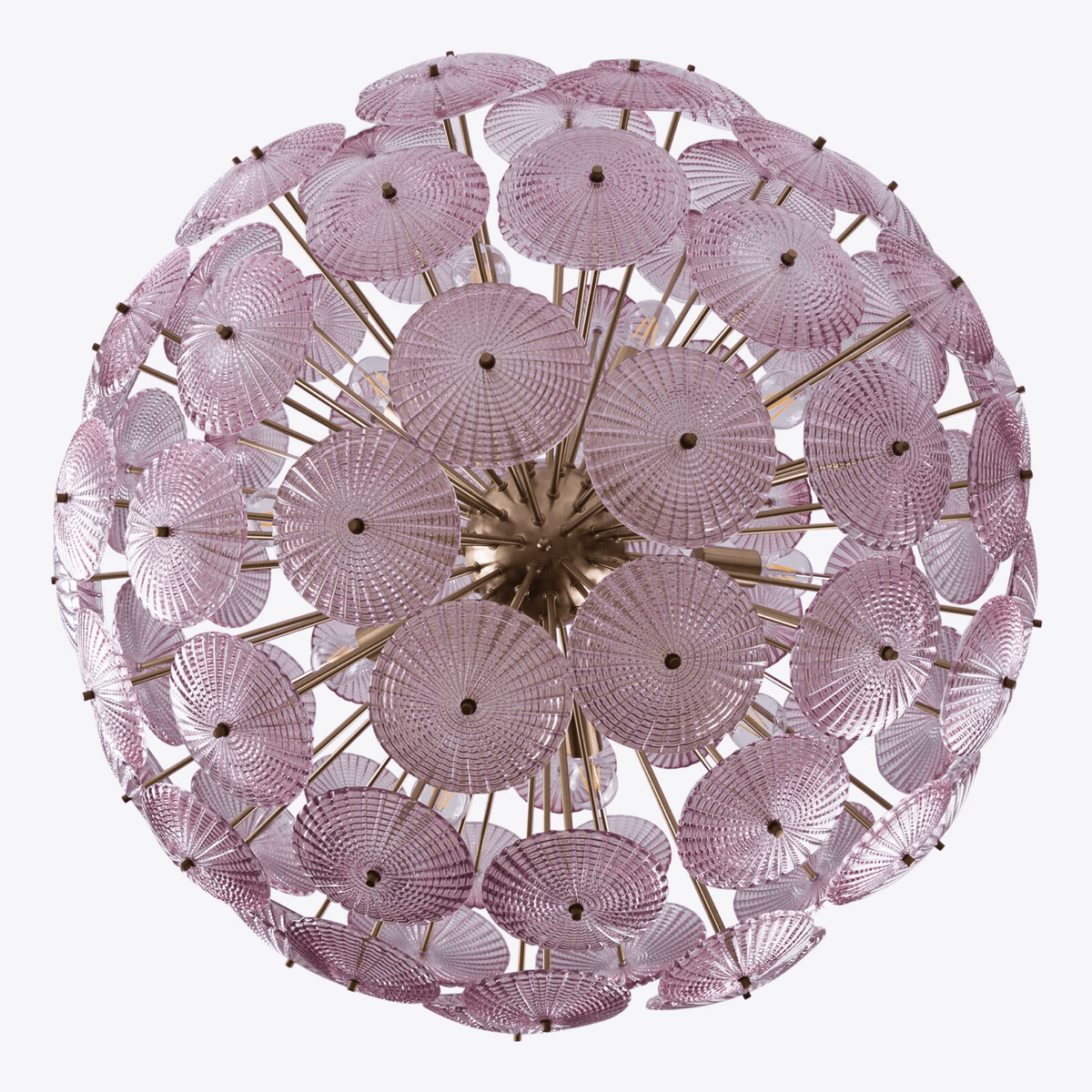 Celararia Chandelier Sputnik Dandelion Burst Glass
