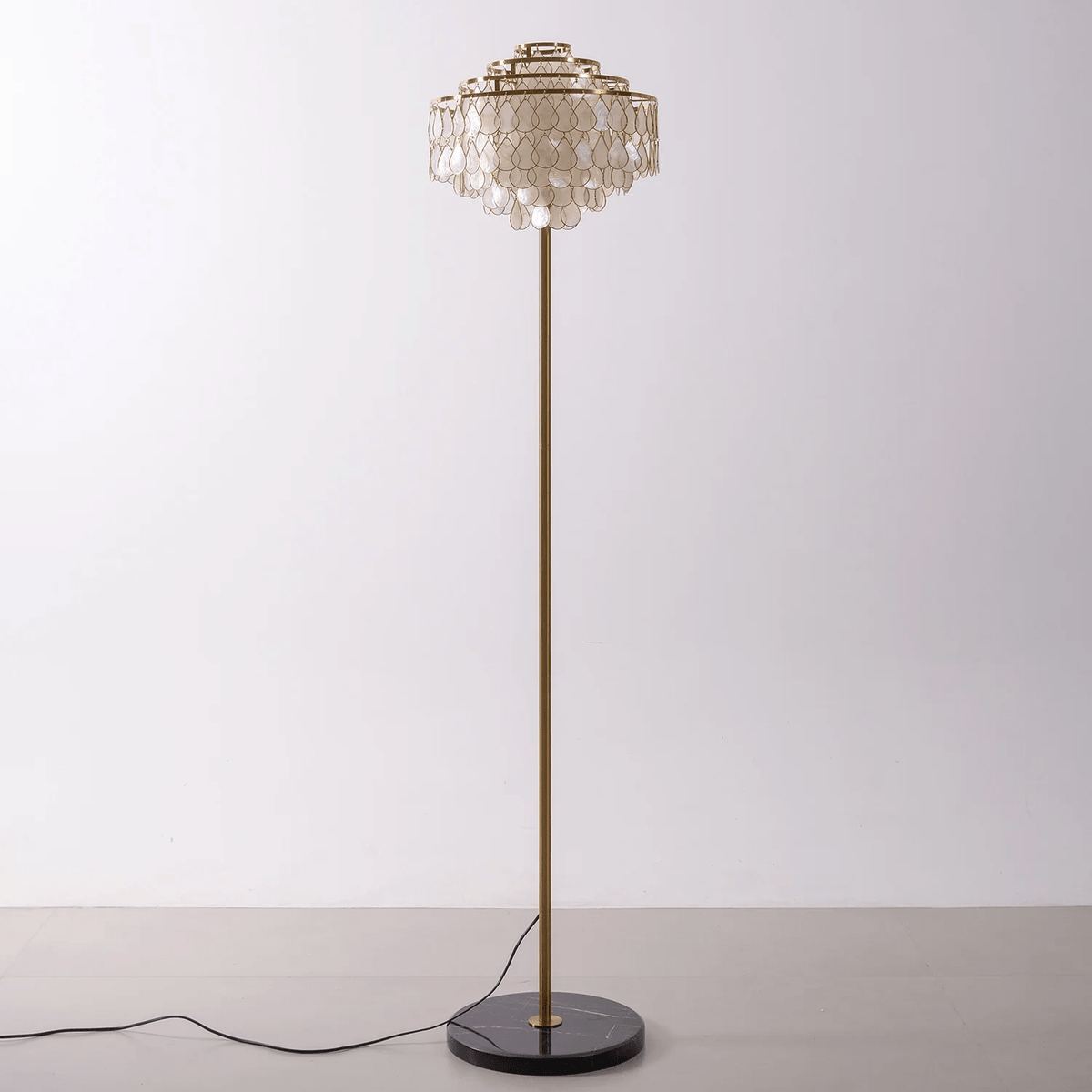Emily Luxury Shell Floor Lamp