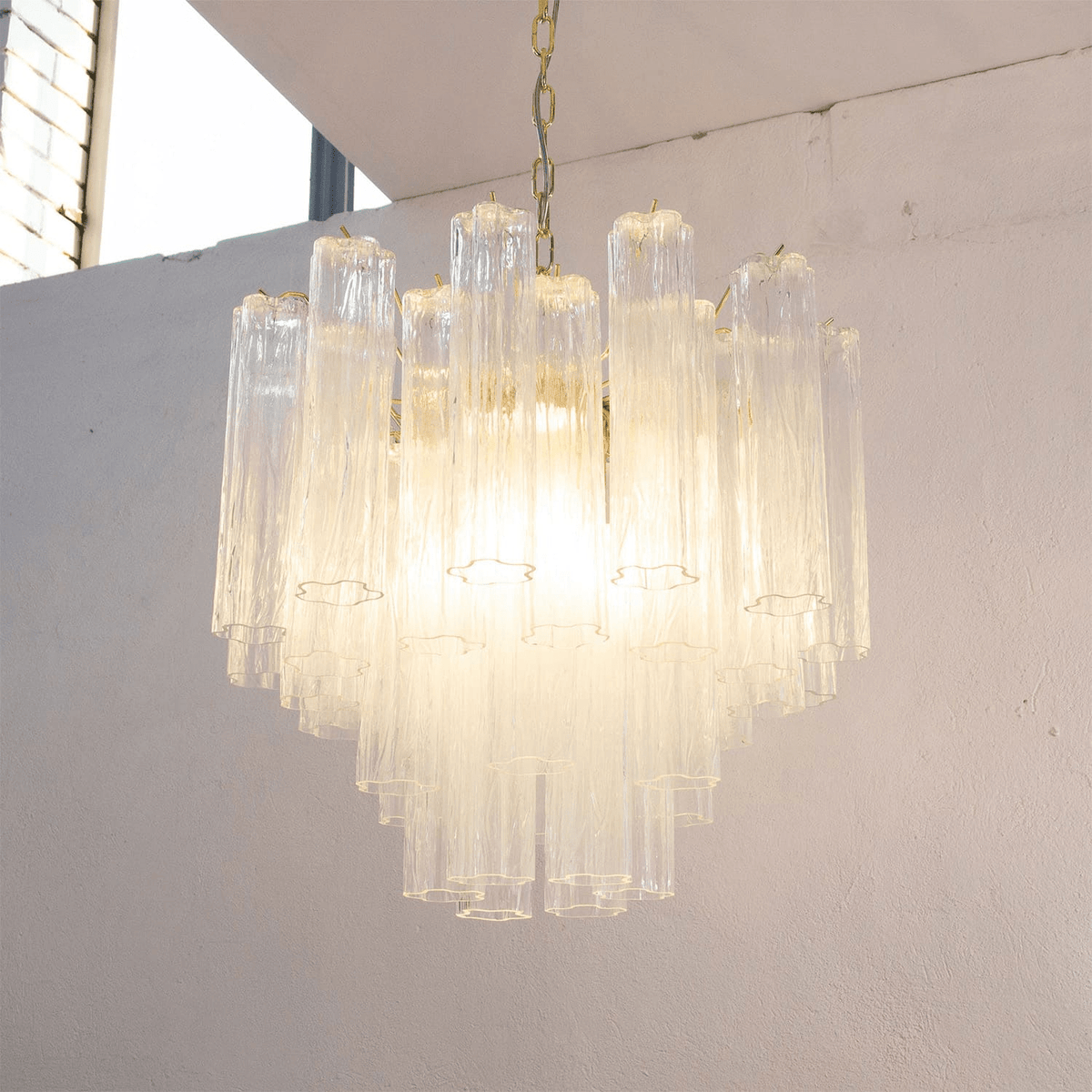 Lioruian Chandelier Murano Glass Tiered