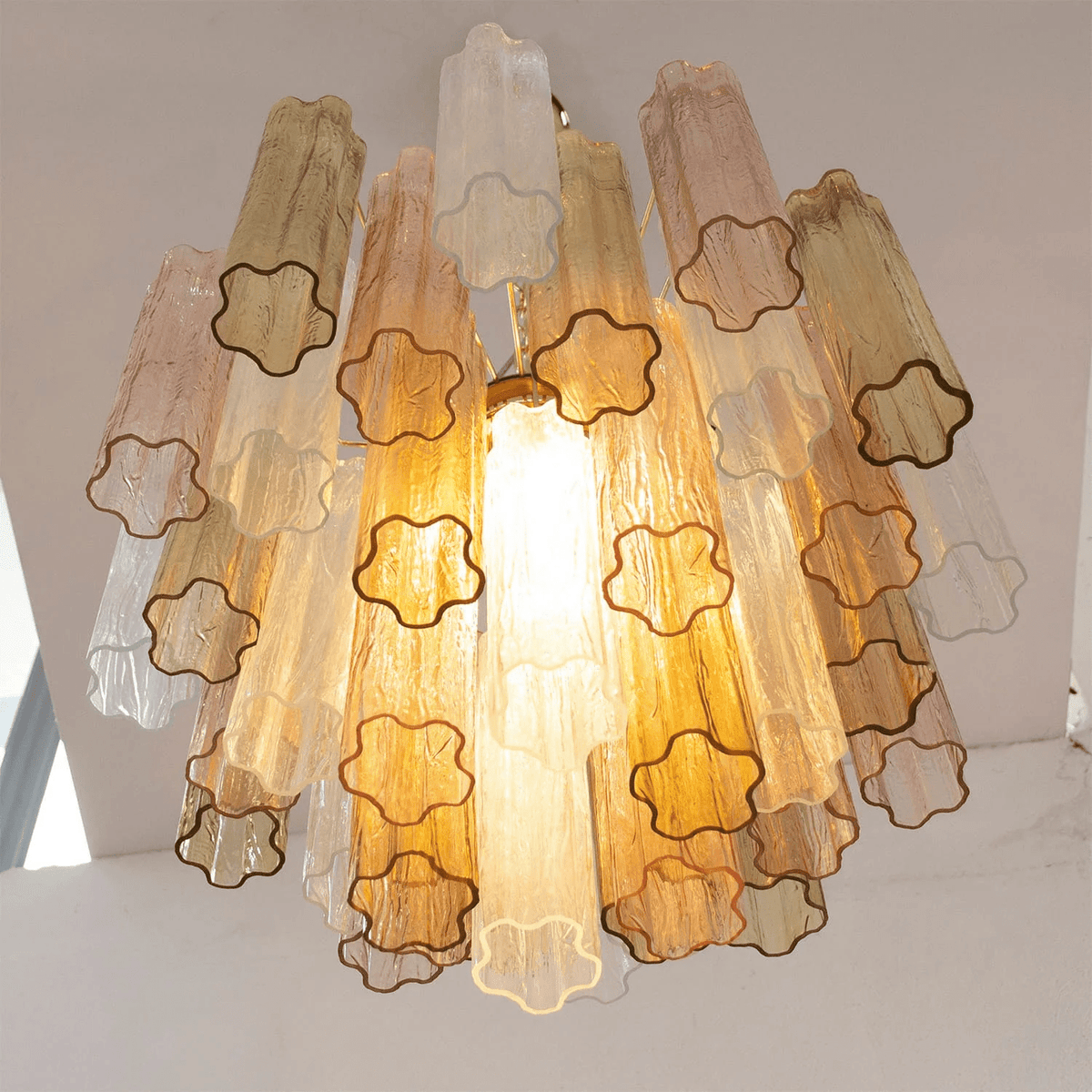 Lioruian Chandelier Murano Glass Tiered