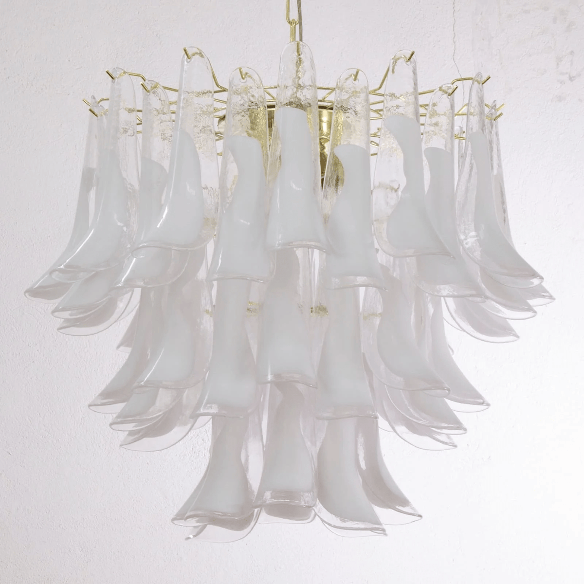 Eiroeon Chandelier Murano Glass Tiered Italian