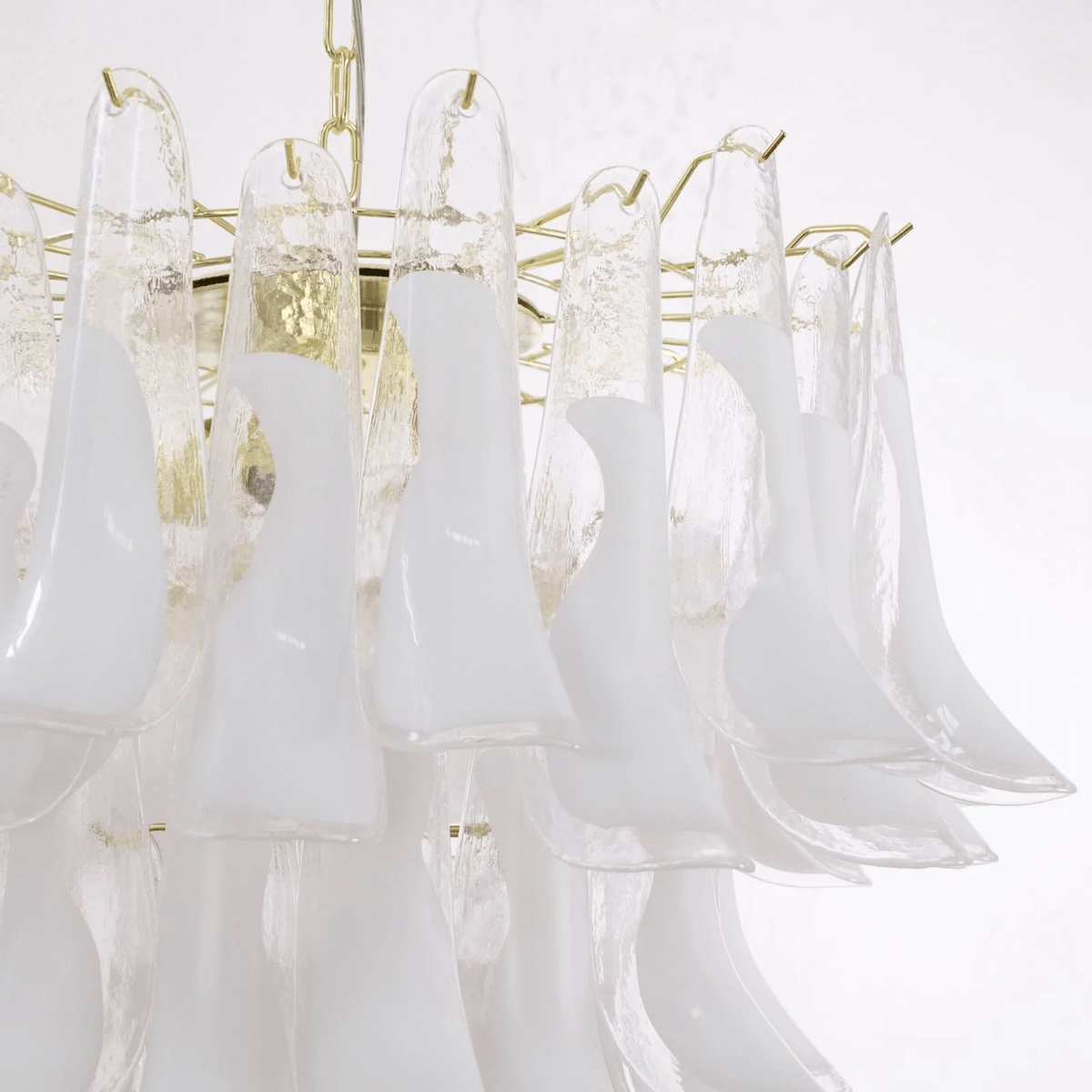 Eiroeon Chandelier Murano Glass Tiered Italian
