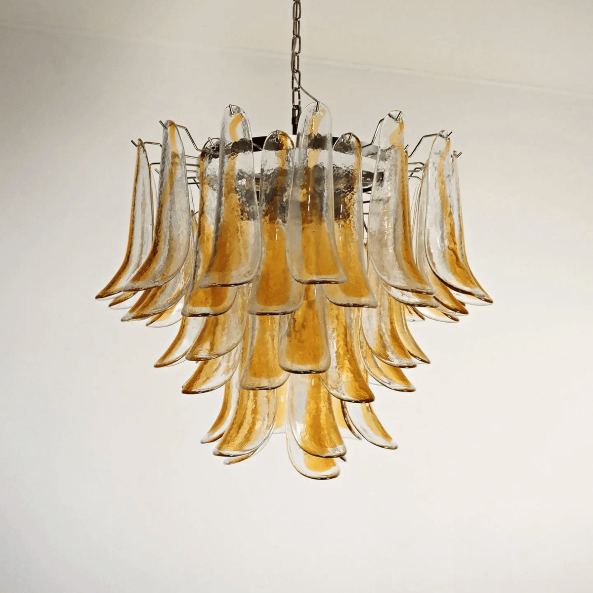 Eiroeon Chandelier Murano Glass Tiered Italian