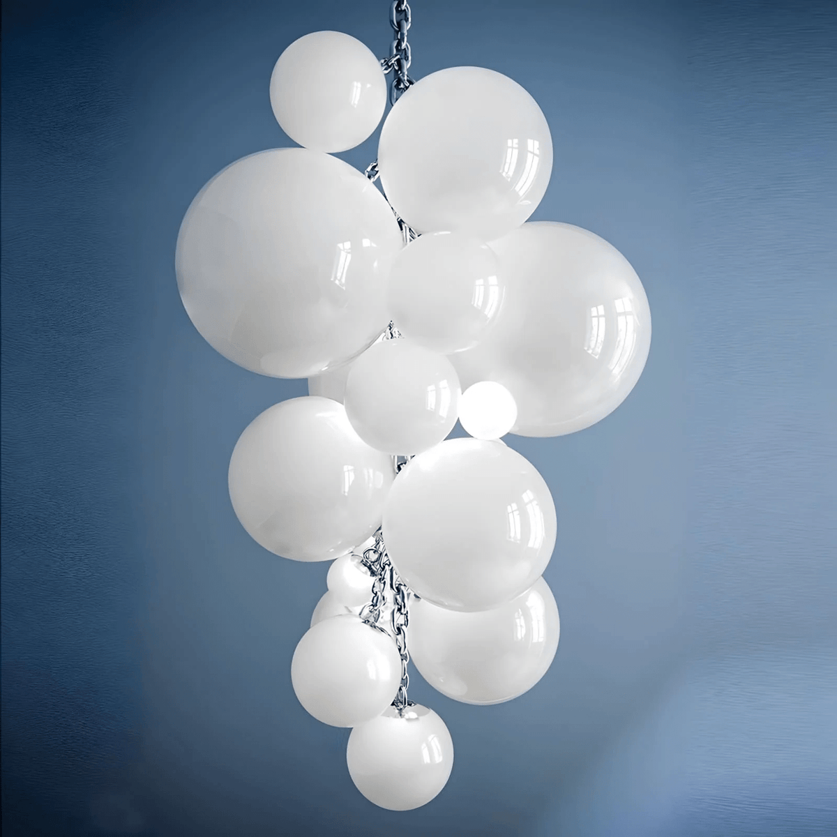 Blixo Chandelier Murano Glass Grape Cluster Art Deco