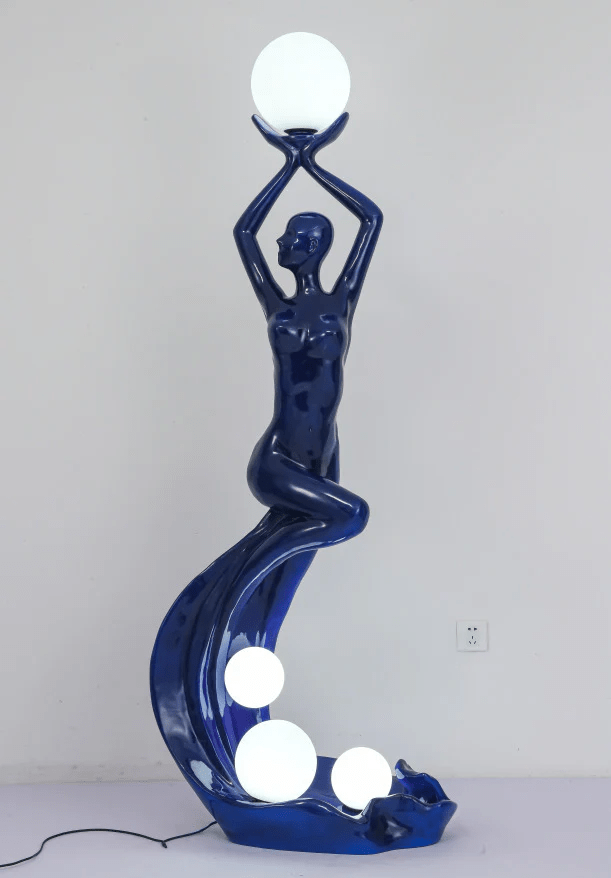 Muse Modern Sculpture Floor Lamp