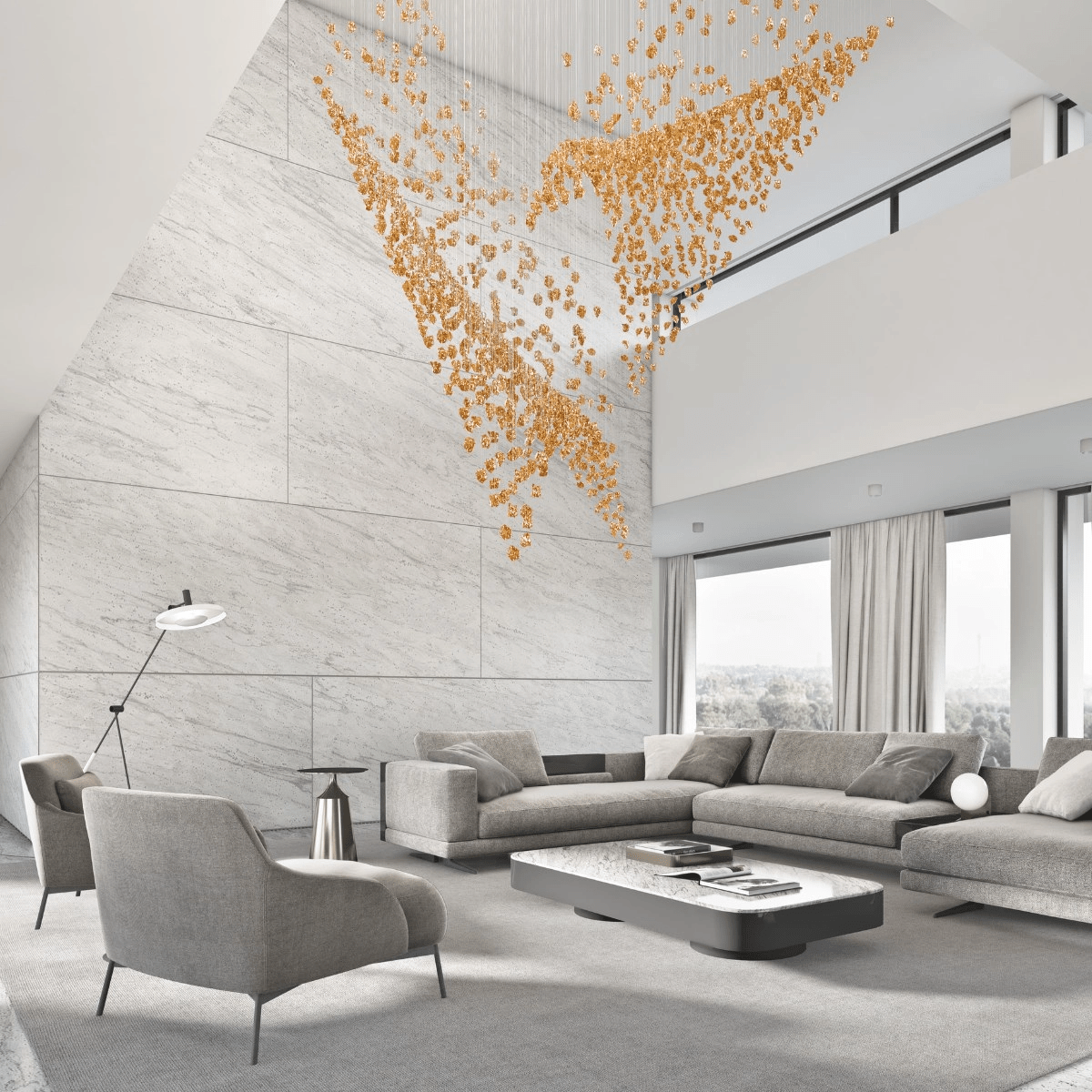 Xejan Raw Crystal Chandelier
