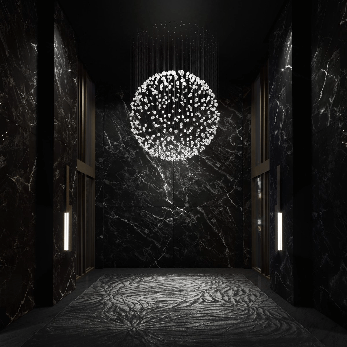 Xejan Raw Crystal Chandelier