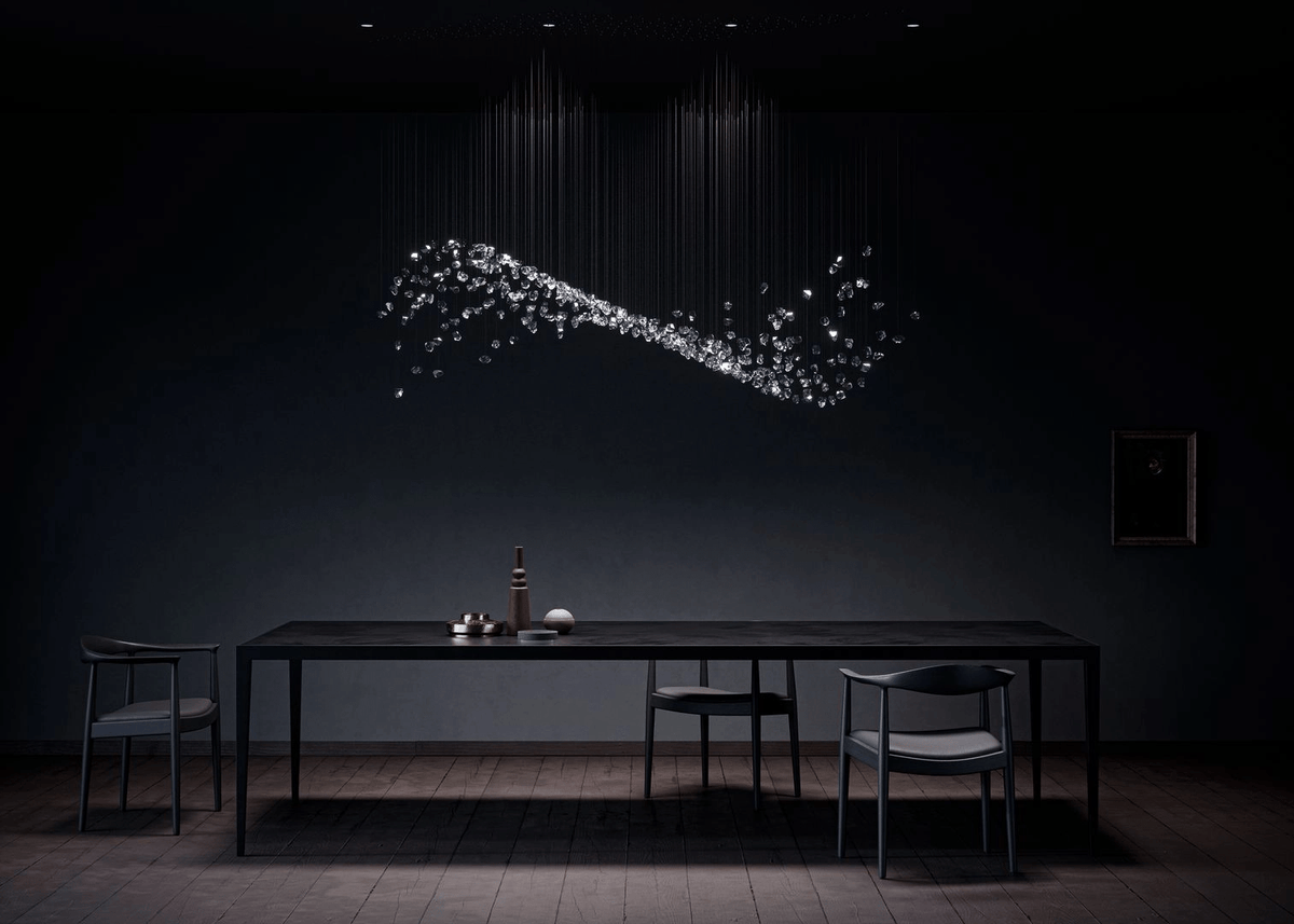 Xejan Raw Crystal Chandelier