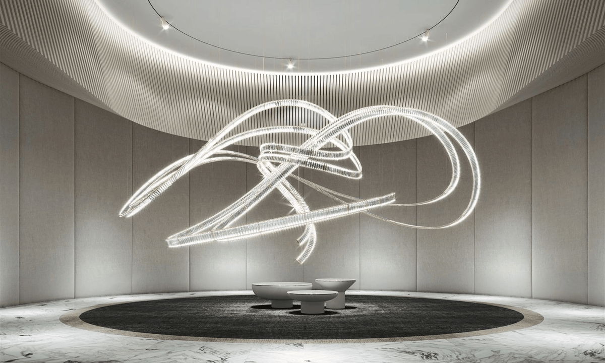 Thalorine Inspiral Chandelier