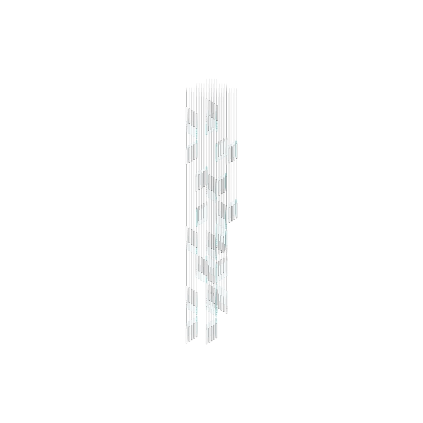 Lucanielle Diamond Cloud Strata Customize Chandelier