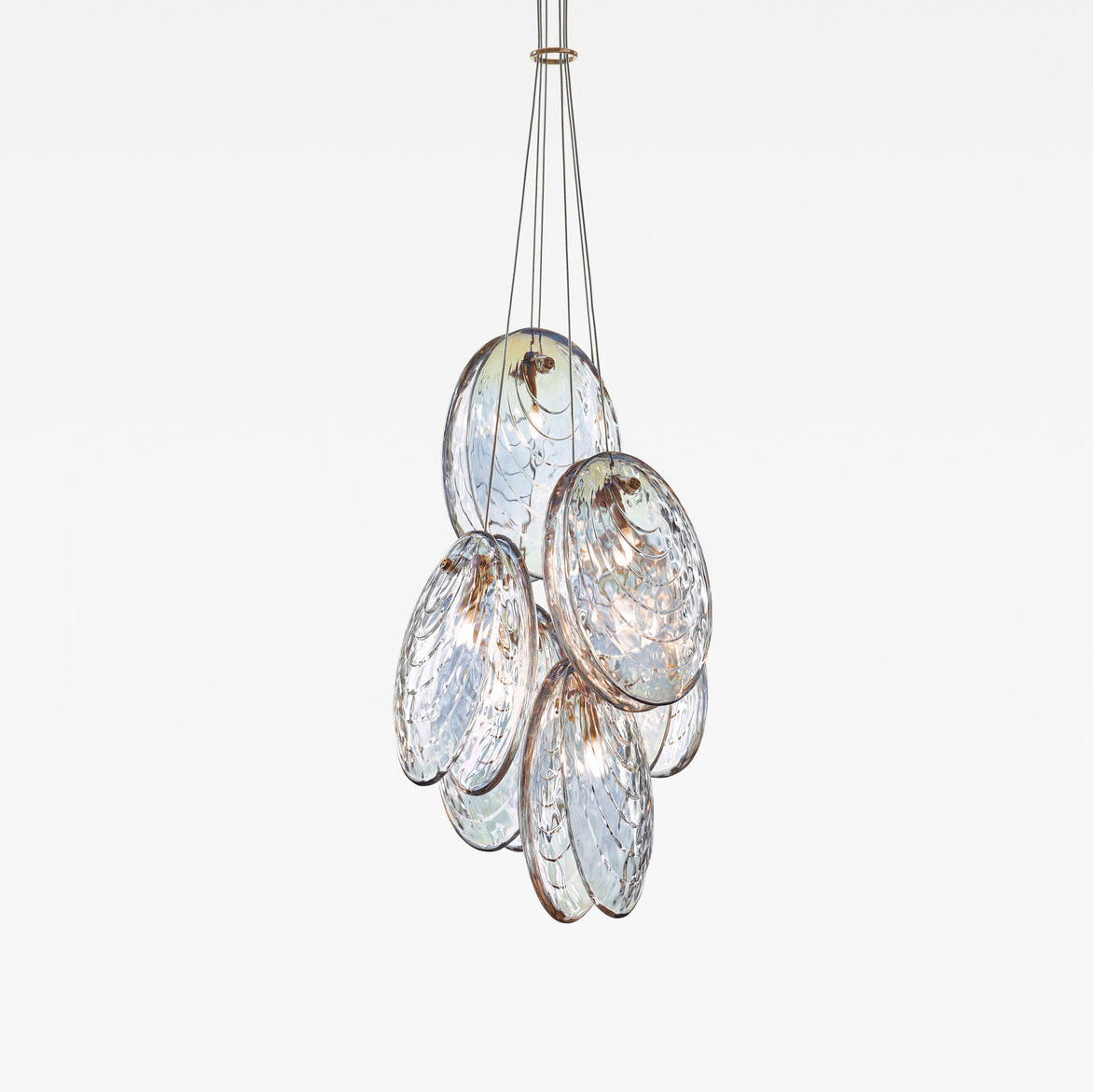 Thalassic Shell Architectural Cluster Chandelier