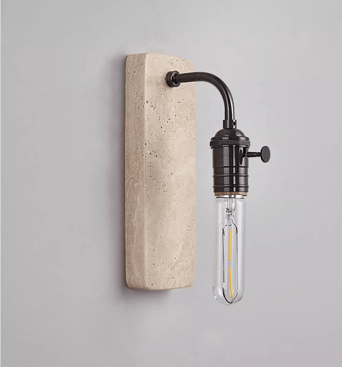 Alistair Industrial Stone Sconce