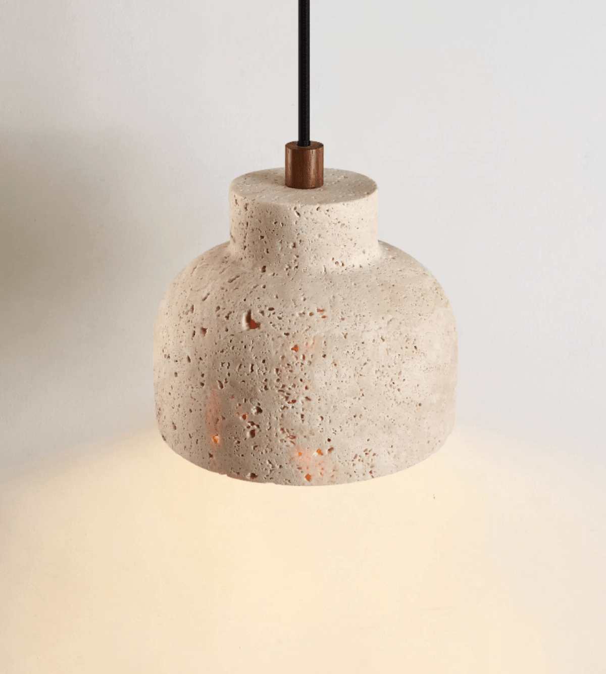 Noraneria Travertine Bell Pendant Lamp