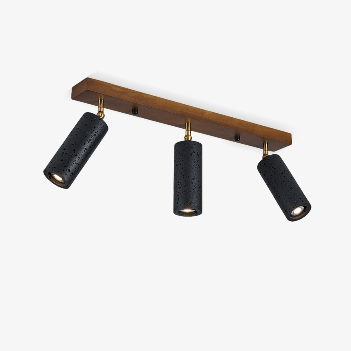 Eurliryra Black Travertine Trio Ceiling Spot