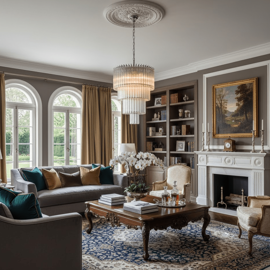 Qydr Luxurious Glass Chandelier