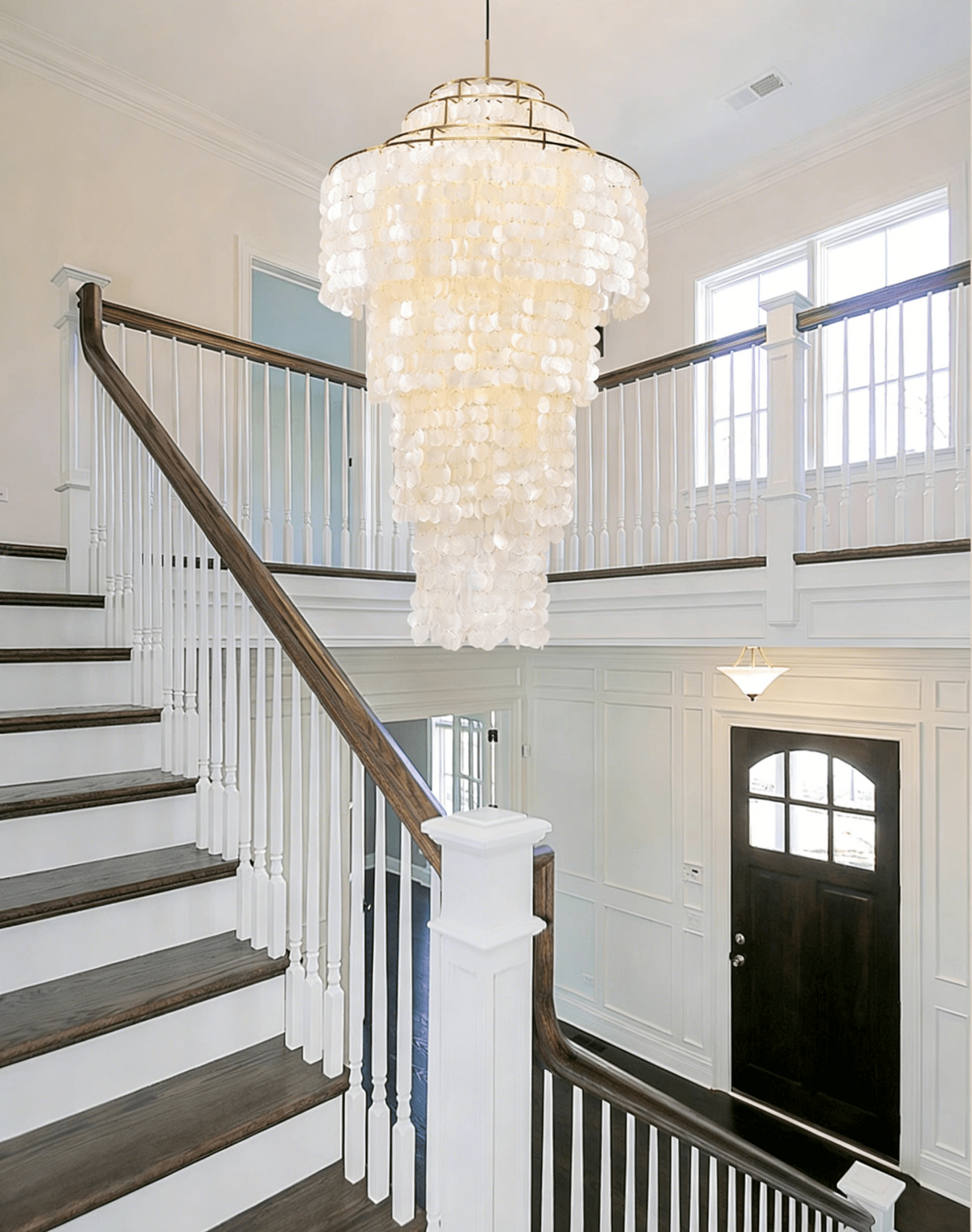 Eloryra Cascading Shell Chandelier