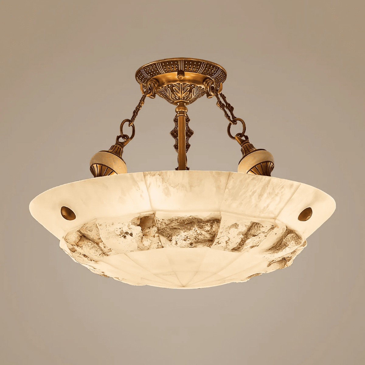 Dorevaux Alabaster Ceiling Light