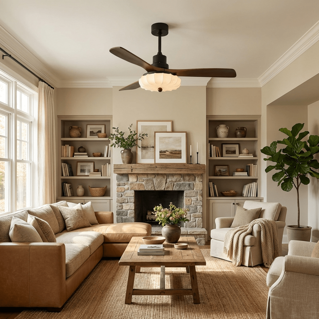 Paby Lotus Bloom Ceiling Fan Light