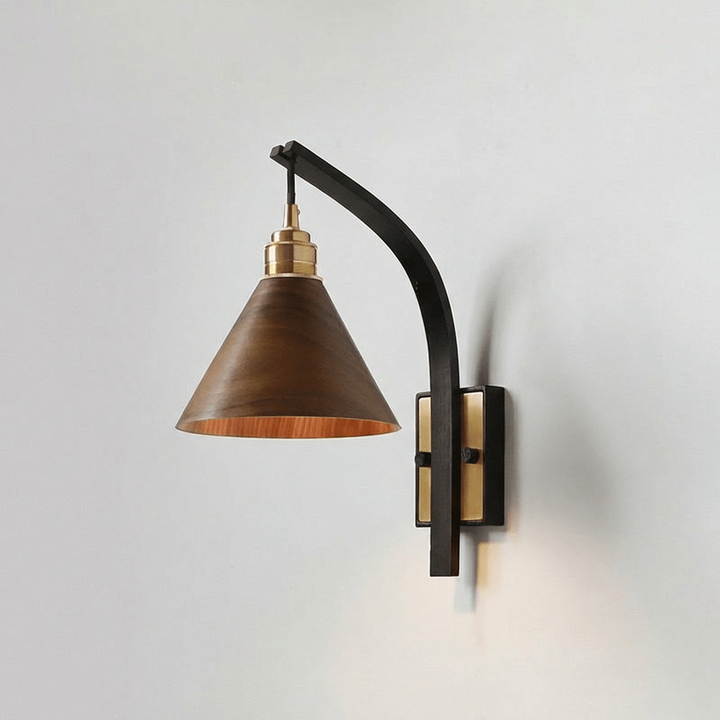 Jeva Camber Arc Indoor Wall Light