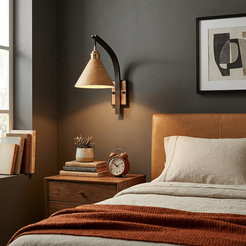 Jeva Camber Arc Indoor Wall Light