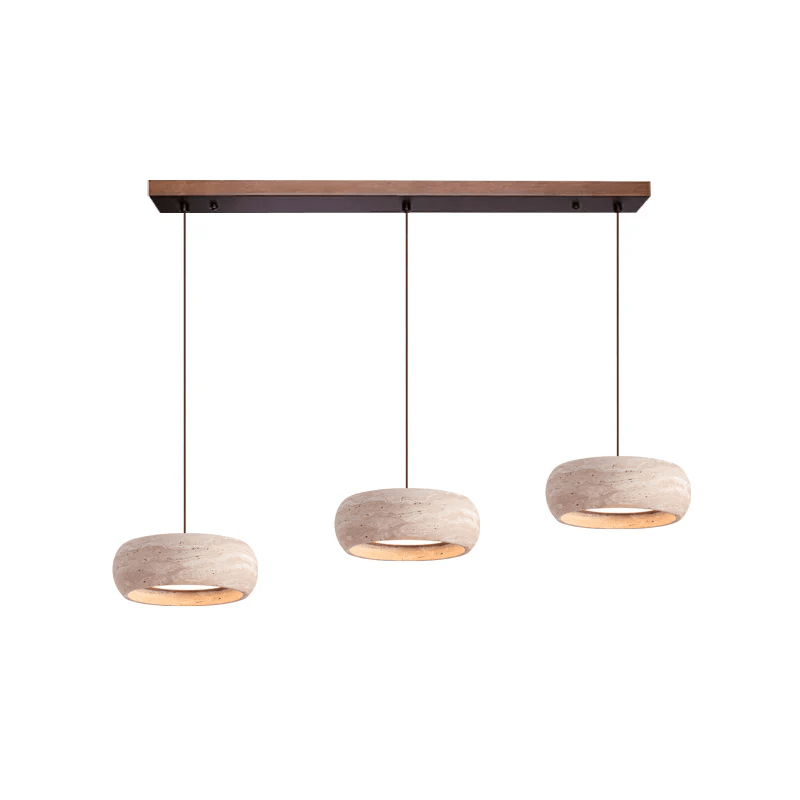Inaela Donut Travertine Pendant Light