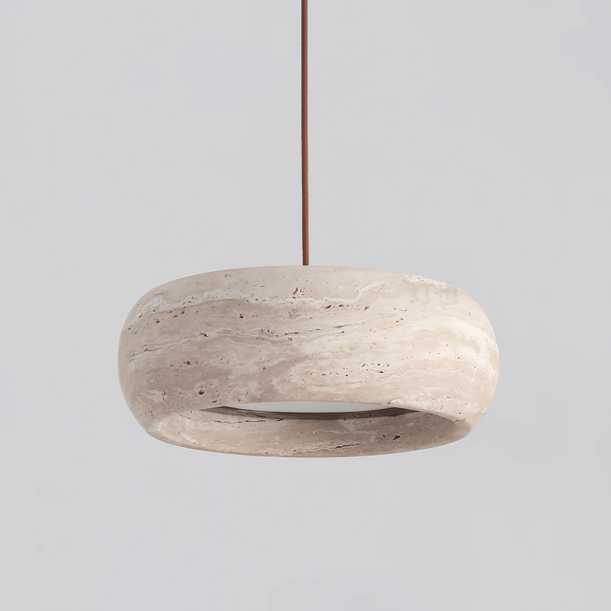 Inaela Donut Travertine Pendant Light