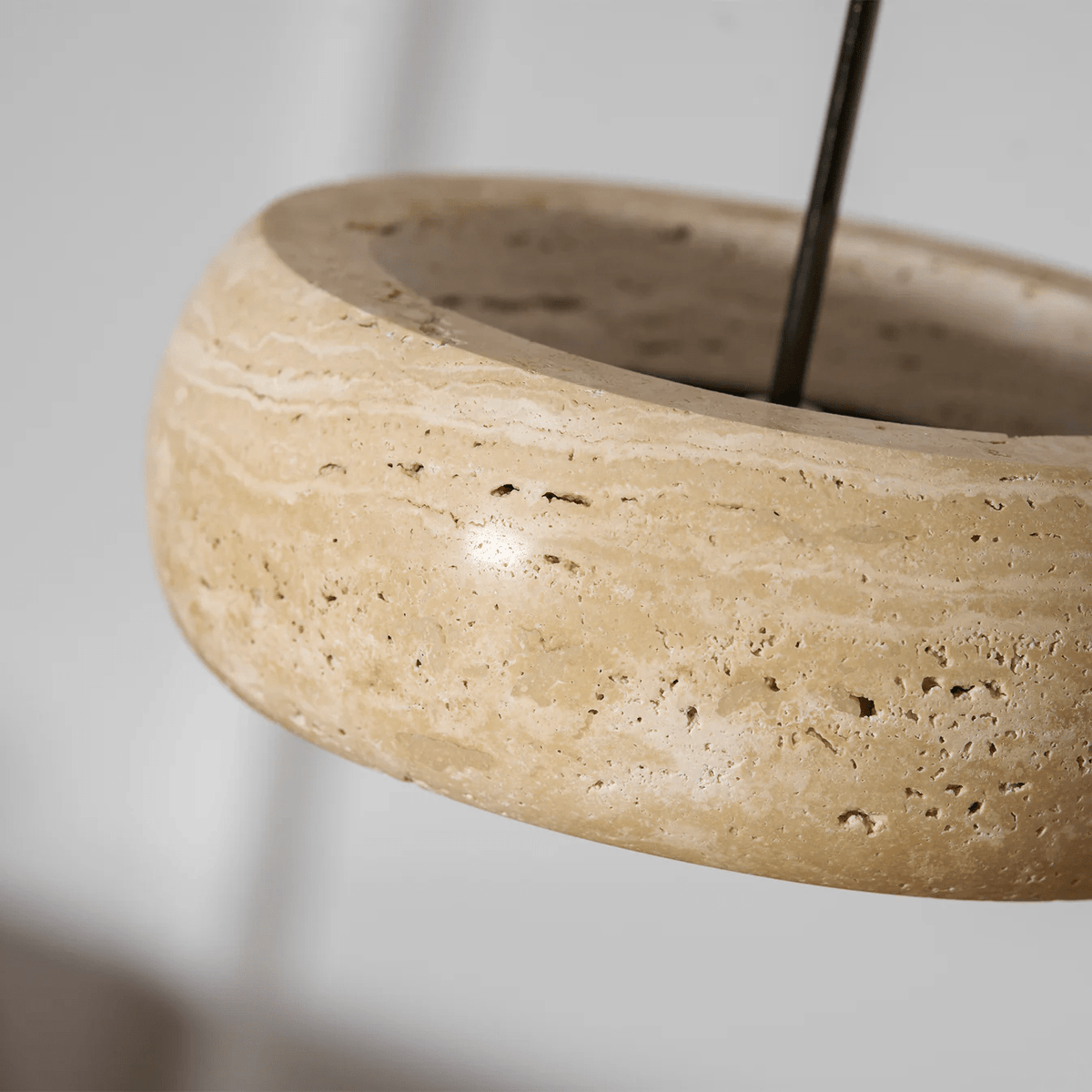 Inaela Donut Travertine Pendant Light