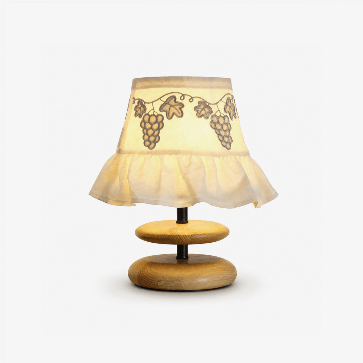 Grape Embroidery Table Lamp