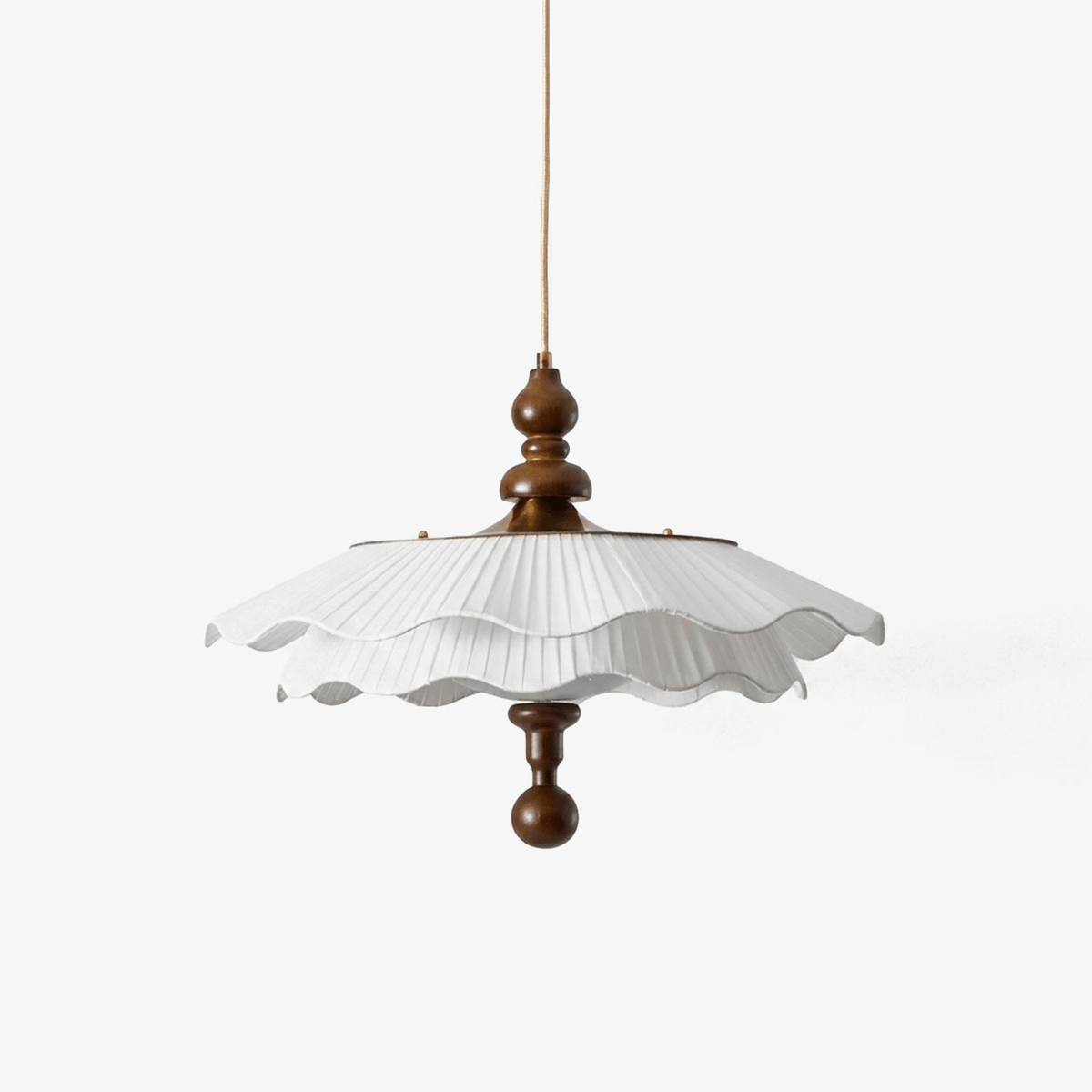 Pibel Belle Epoque Pleated Pendant Light