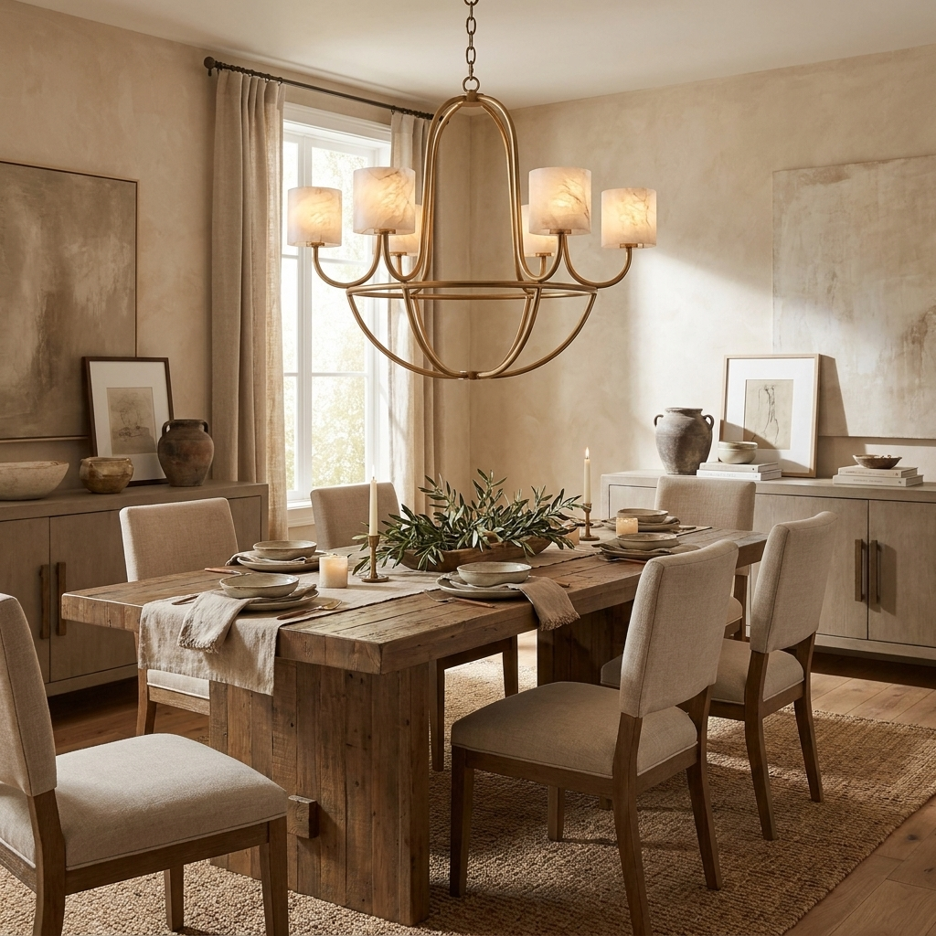 Quenford Alabaster Chandelier