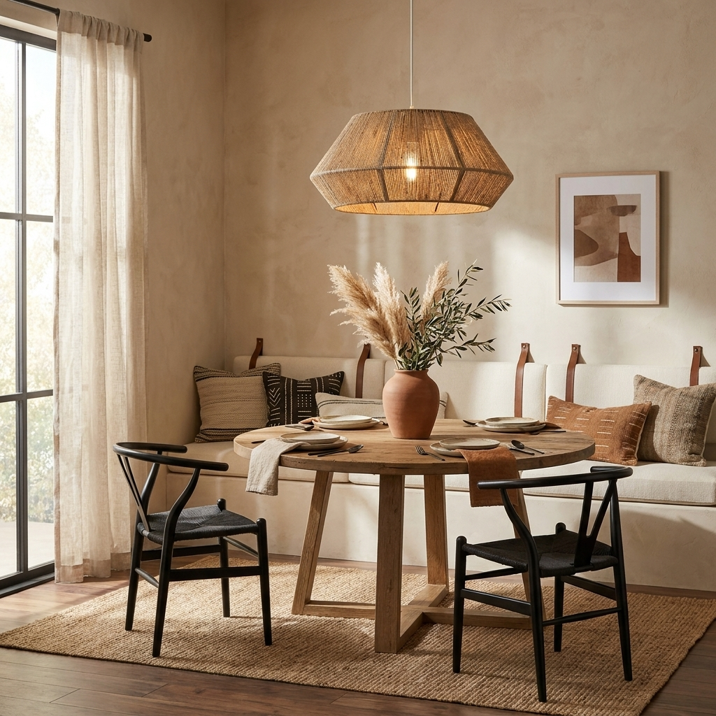 Navenwick Faceted Rope Pendant Lamp