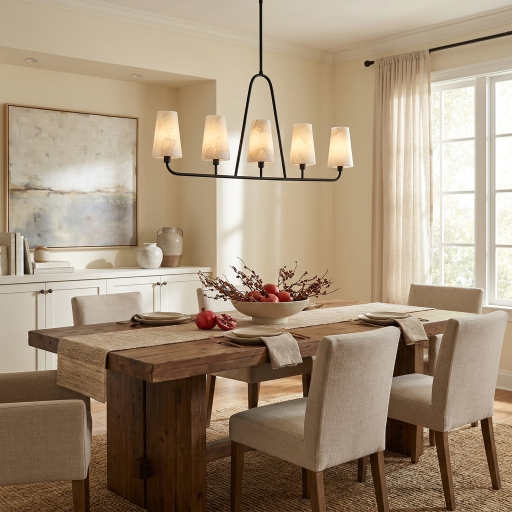 Jarrowmere Alabaster Chandelier