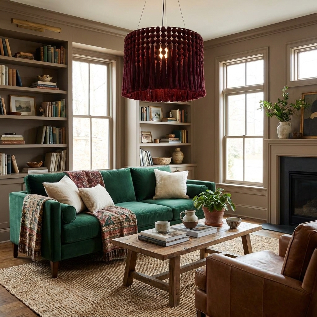 Verleigh Macrame Tassel Pendant Lamp