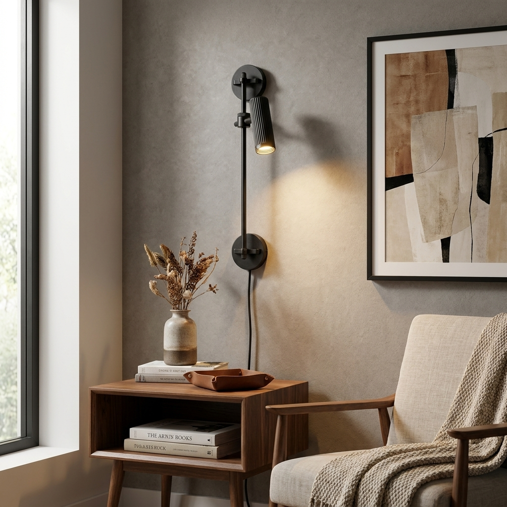 Ormondford Rail Plug-in Wall Light