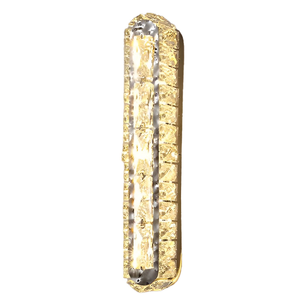 Double Strip Three Step Dimming Light LED Crystal Modern Wall Lamp Wall Sconce Lighting - Lamp Outdoor