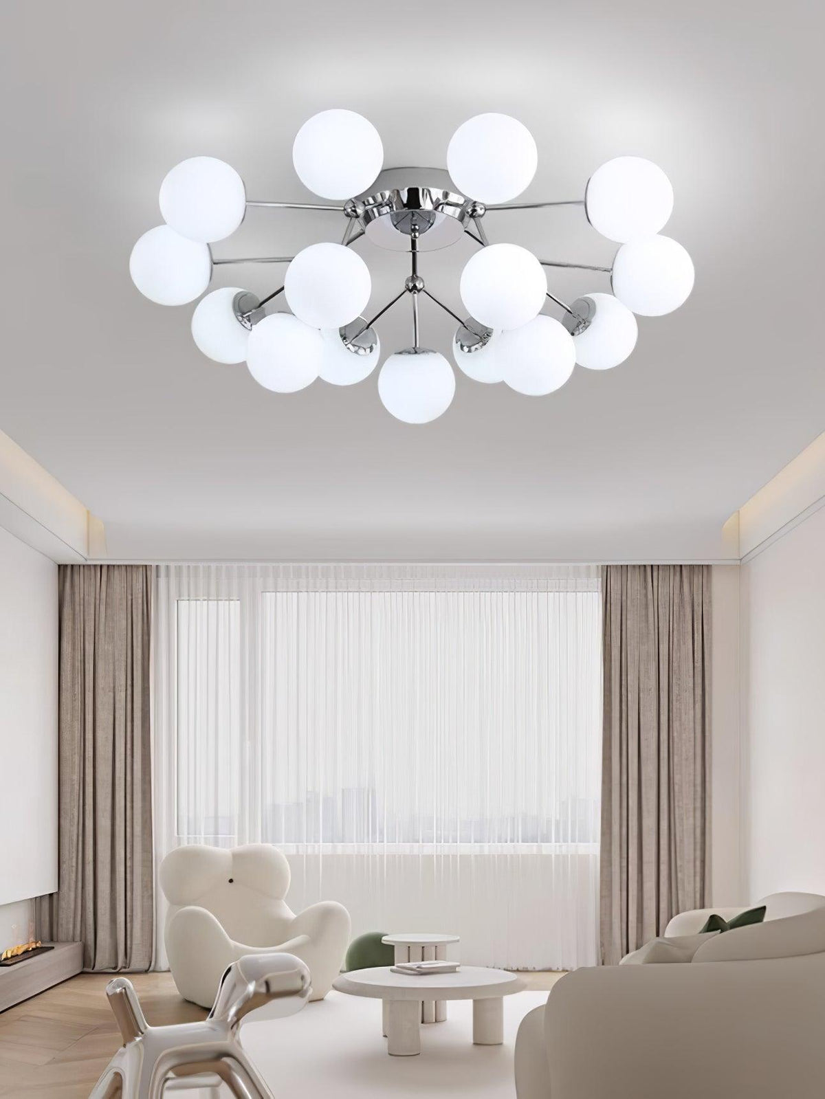 Veloel Luxury Glass Ceiling Lamp