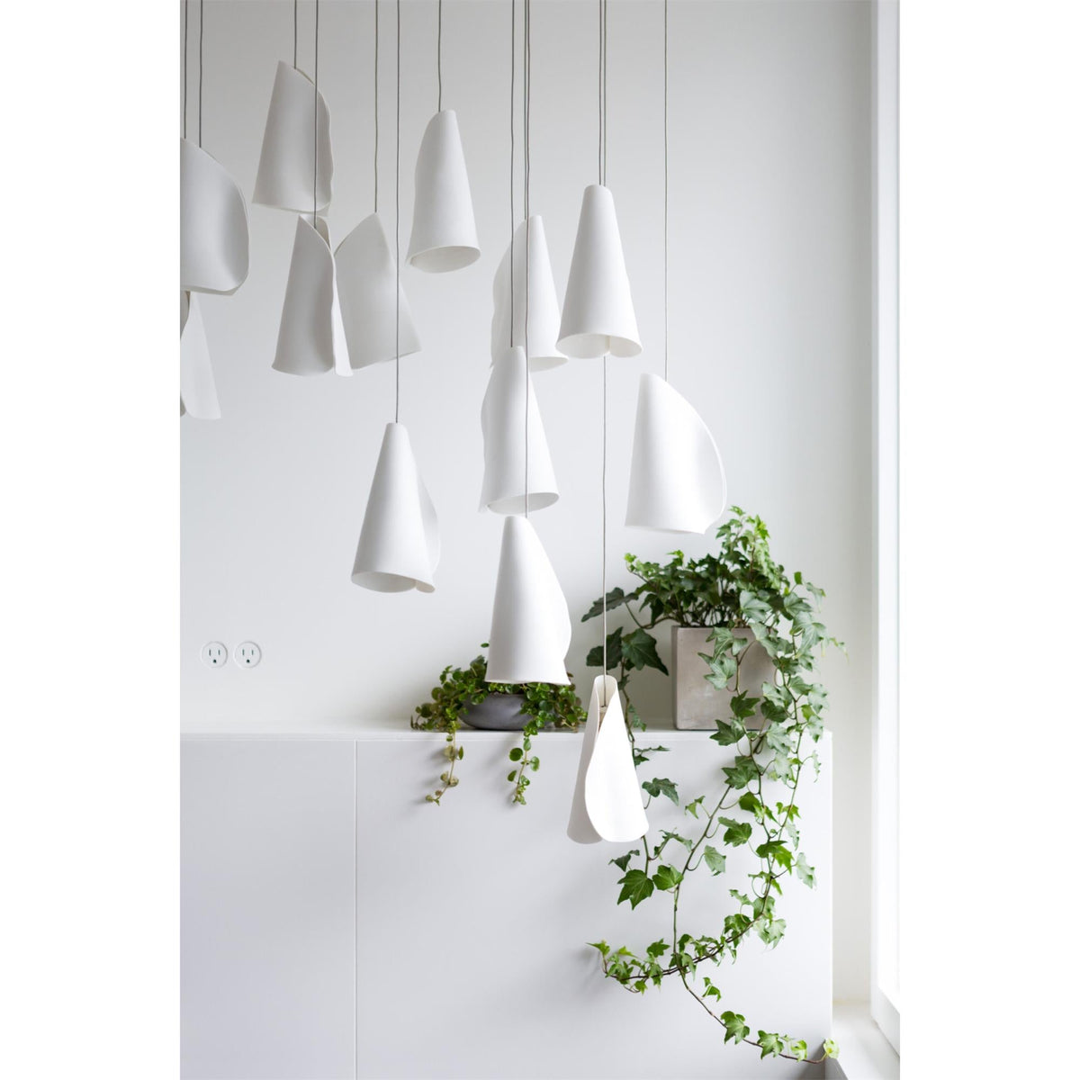 Olshaion Geometric Ceramic Pendant Light