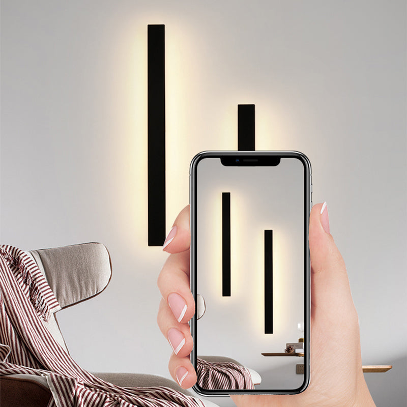 Arisha Ripple Minimalist Linear LED Outdoor Wall Lamp Metal Garden Corridor Balcony - Lamp Outdoor